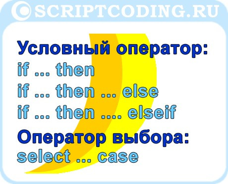 Урок 5 по VBScript: Условный оператор if…else и select…case